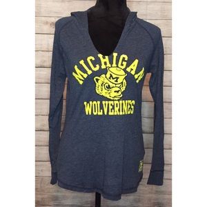 Adidas Michigan Women’s Vintage Logo Hoodie